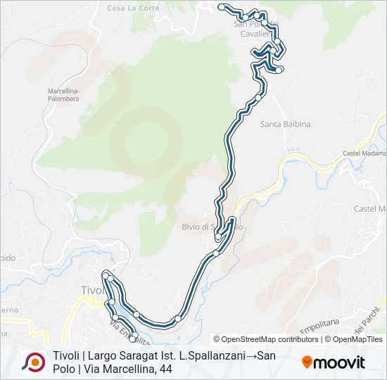 COTRAL Bus Line Map