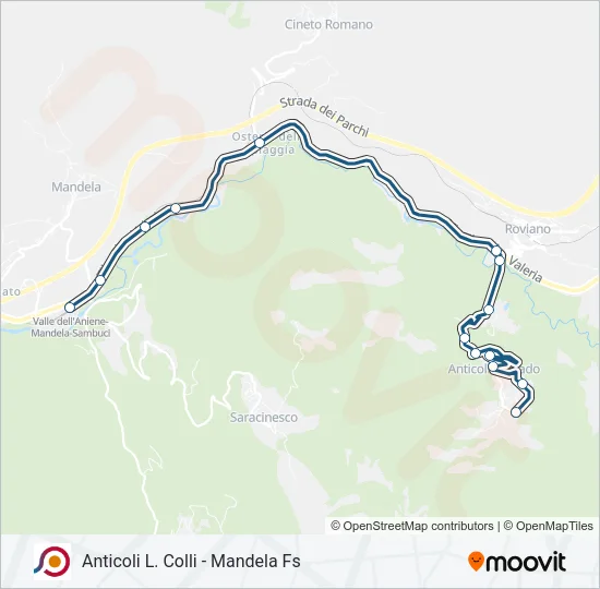 COTRAL Bus Line Map