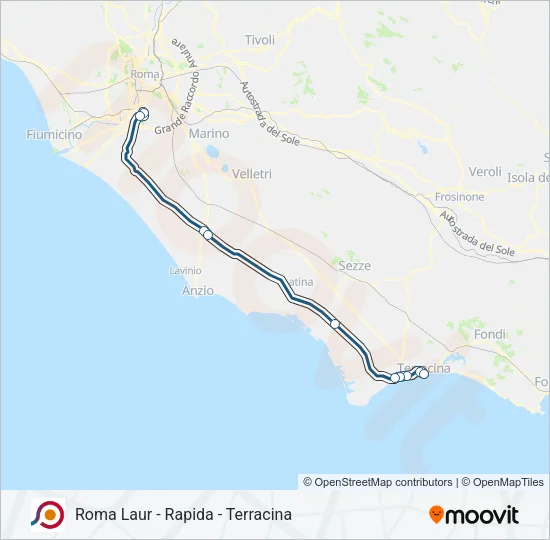 COTRAL Bus Line Map