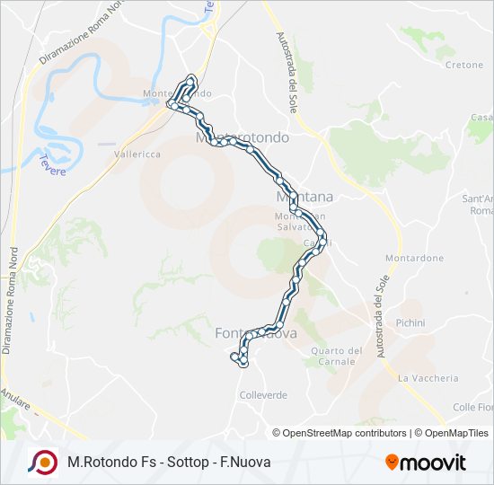 COTRAL bus Line Map