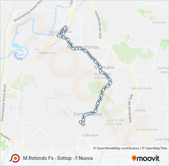 COTRAL Bus Line Map