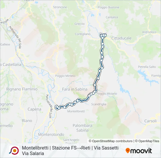COTRAL Bus Line Map