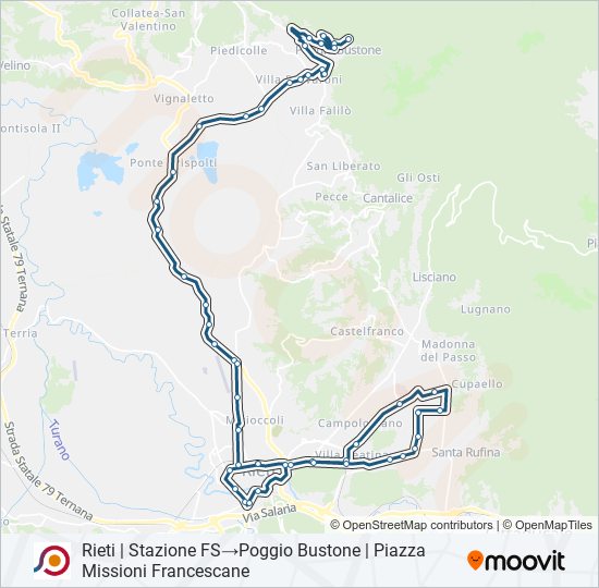 COTRAL bus Line Map