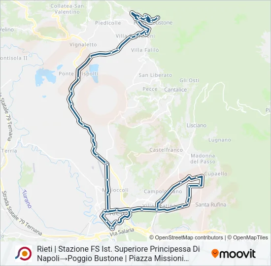 COTRAL Bus Line Map