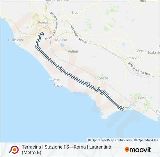 COTRAL Bus Line Map