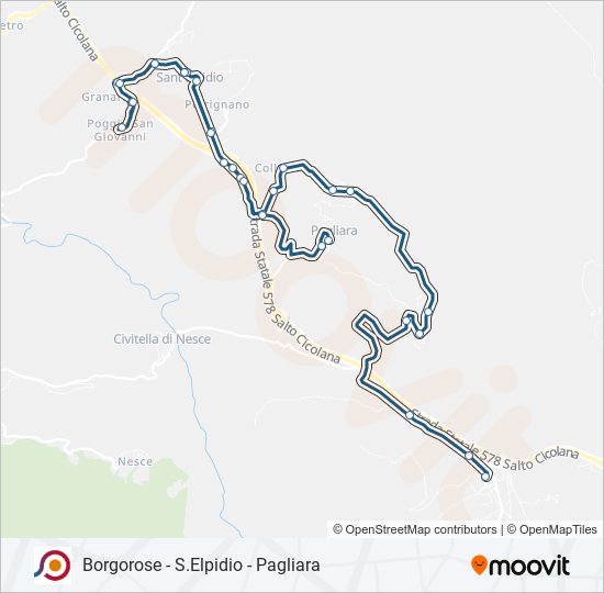 COTRAL bus Line Map