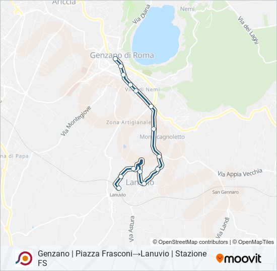 COTRAL bus Line Map