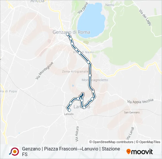 COTRAL Bus Line Map