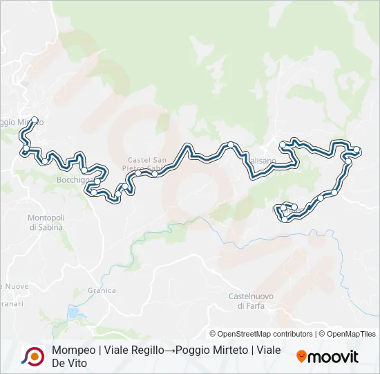 COTRAL Bus Line Map