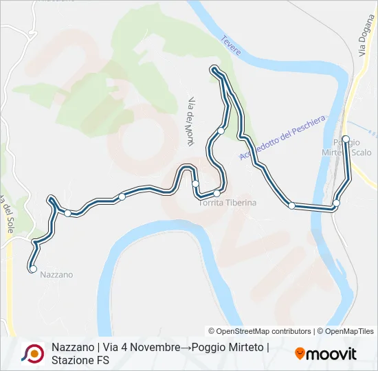 COTRAL Bus Line Map