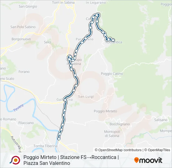 COTRAL Bus Line Map
