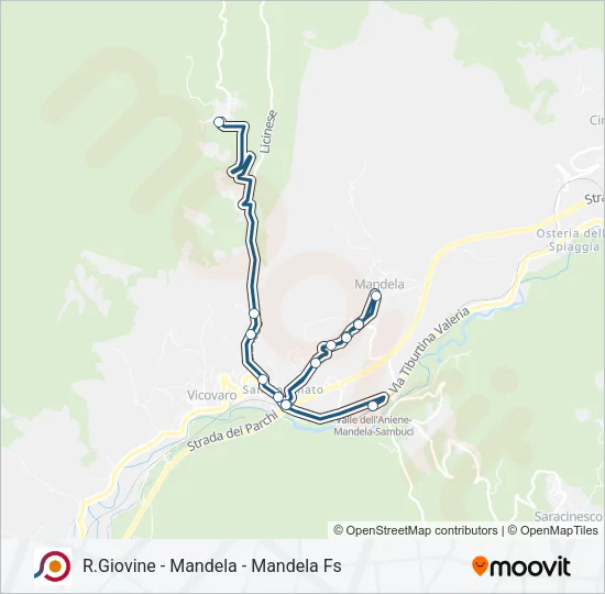 COTRAL Bus Line Map