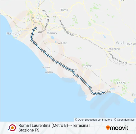 COTRAL Bus Line Map