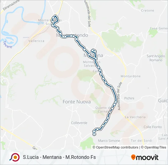 COTRAL Bus Line Map