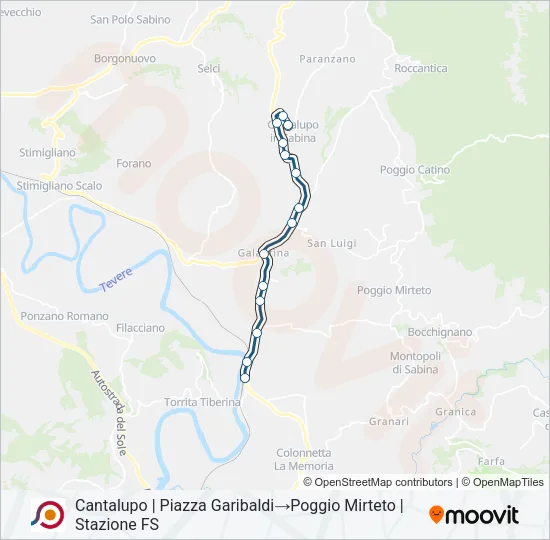 COTRAL Bus Line Map