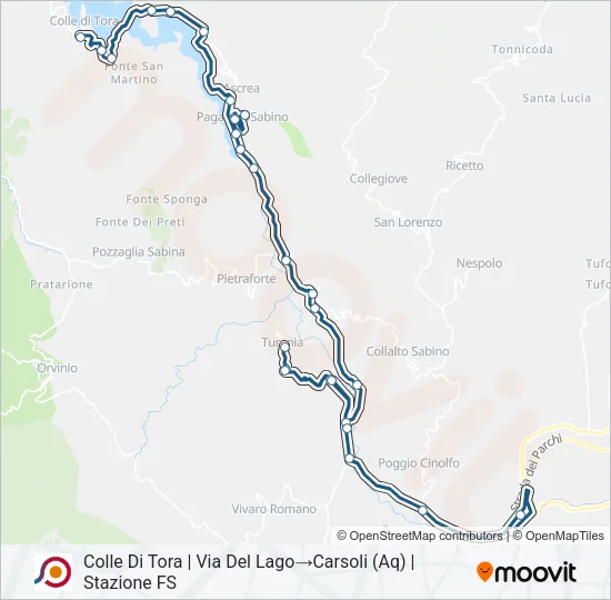 COTRAL Bus Line Map