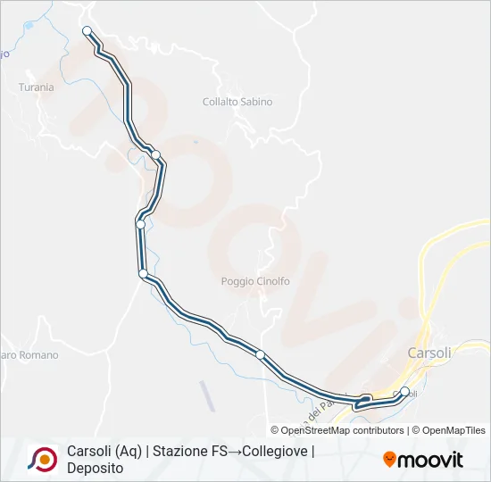 COTRAL Bus Line Map
