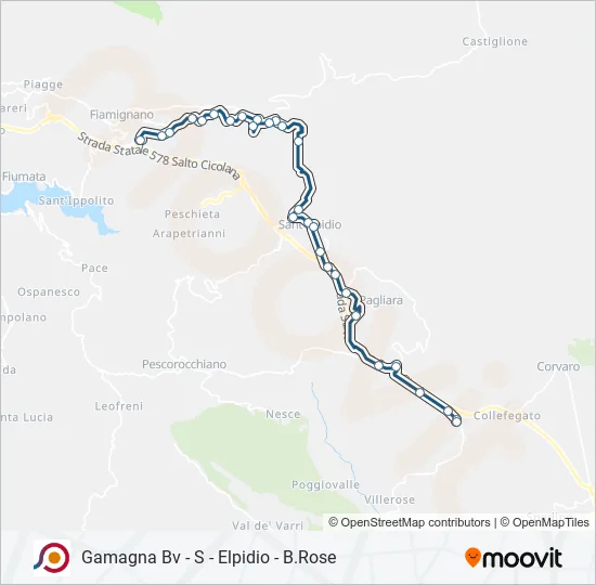 COTRAL Bus Line Map
