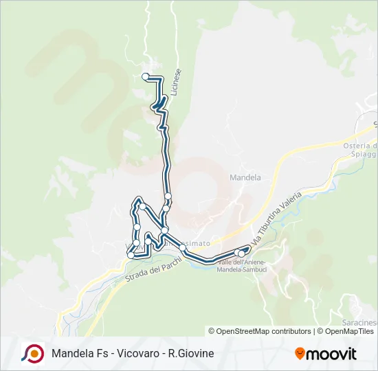 COTRAL Bus Line Map