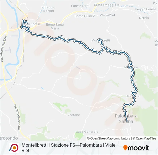 COTRAL Bus Line Map