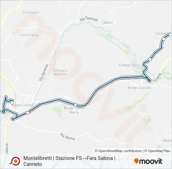COTRAL Bus Line Map