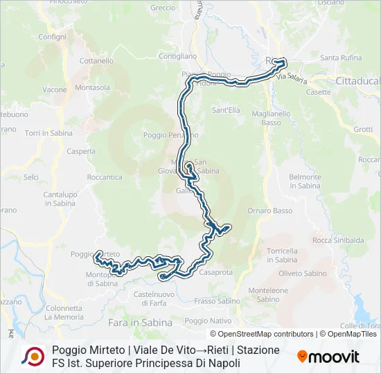 COTRAL Bus Line Map