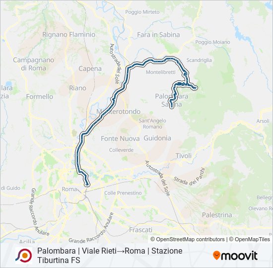 COTRAL bus Line Map