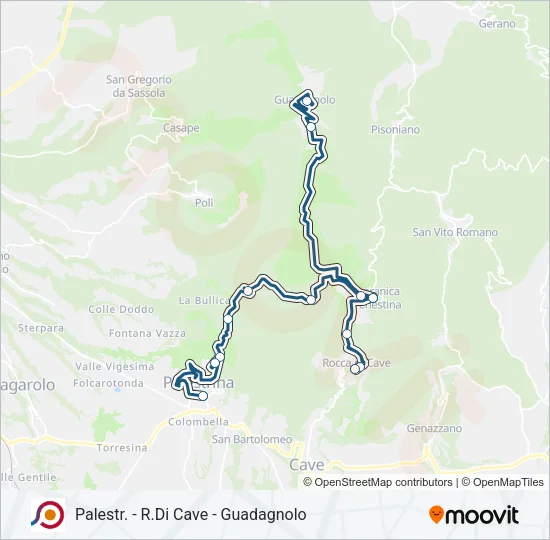 COTRAL Bus Line Map