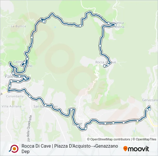 COTRAL Bus Line Map