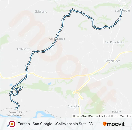 COTRAL Bus Line Map