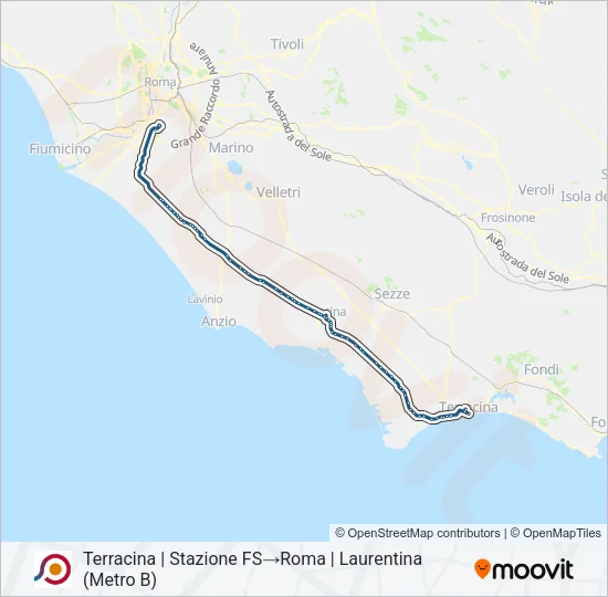 COTRAL Bus Line Map