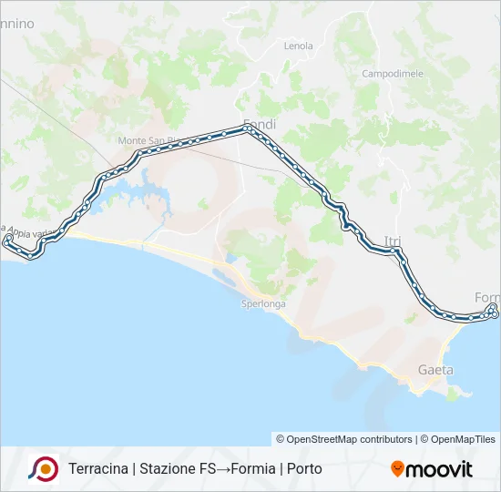 COTRAL Bus Line Map