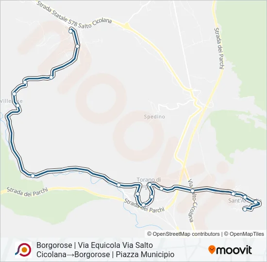 COTRAL Bus Line Map