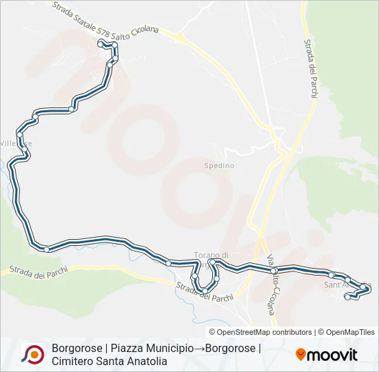 COTRAL Bus Line Map