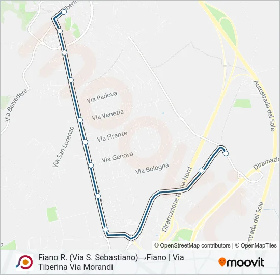 COTRAL Bus Line Map