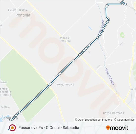 COTRAL Bus Line Map