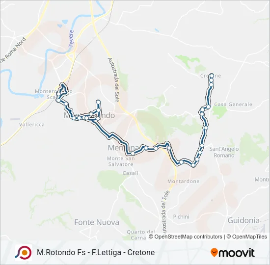 COTRAL Bus Line Map