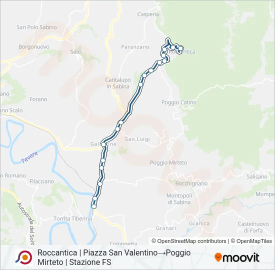 COTRAL Bus Line Map