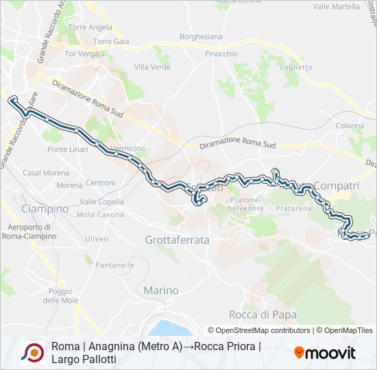 COTRAL bus Line Map