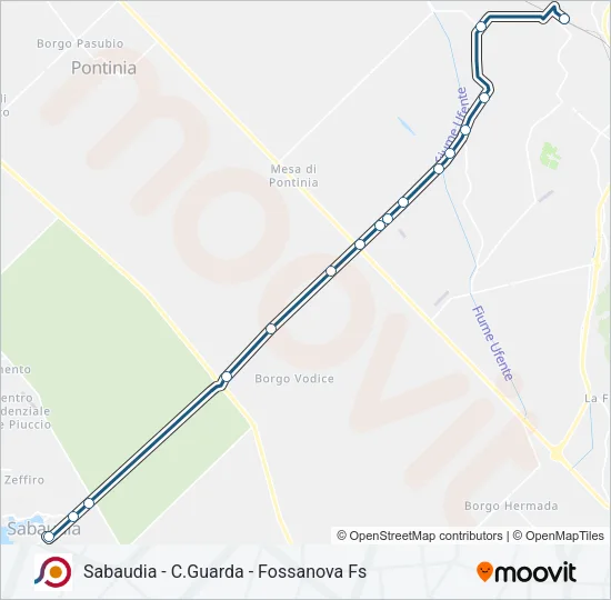 COTRAL Bus Line Map