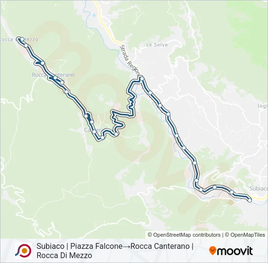 COTRAL Bus Line Map