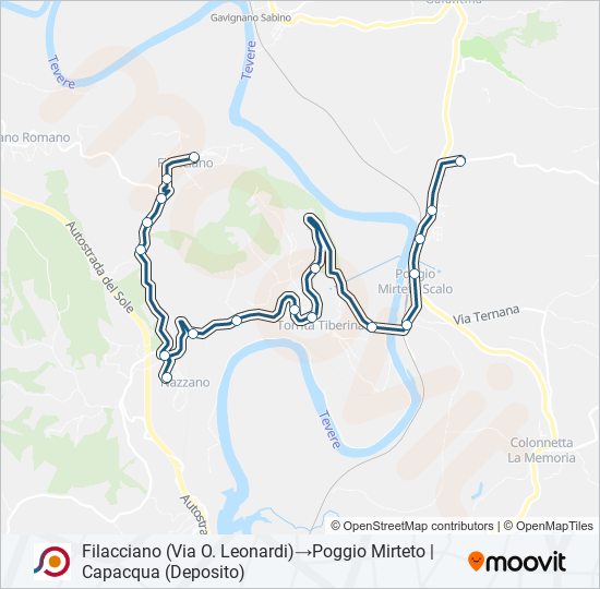 COTRAL bus Line Map