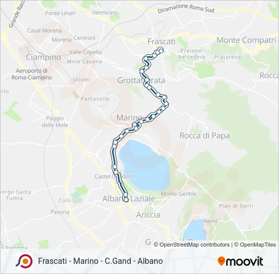 COTRAL Bus Line Map