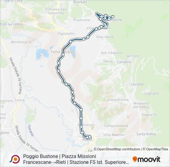COTRAL Bus Line Map