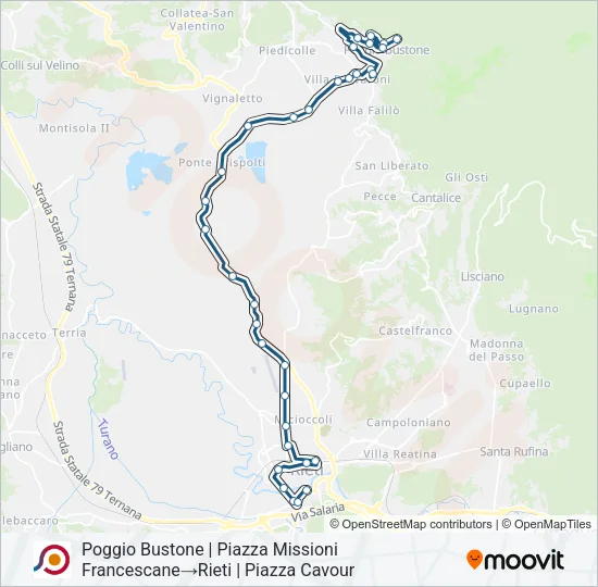 COTRAL Bus Line Map