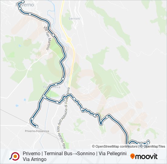 COTRAL bus Line Map