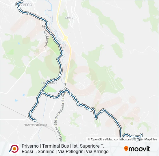 COTRAL Bus Line Map