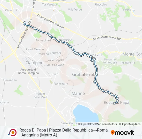 COTRAL Bus Line Map