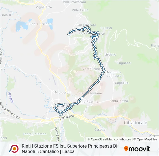 COTRAL Bus Line Map