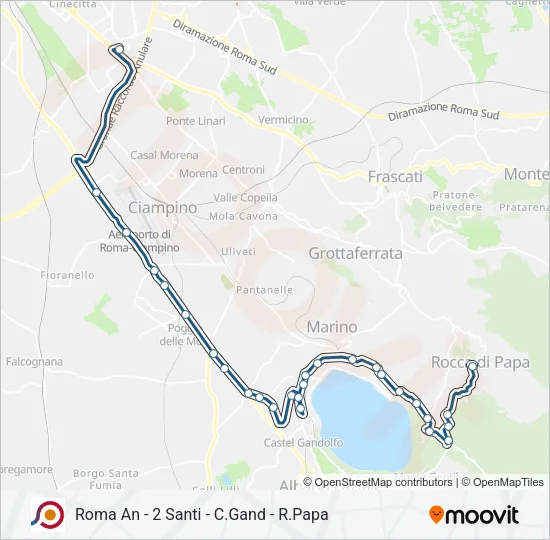 COTRAL Bus Line Map